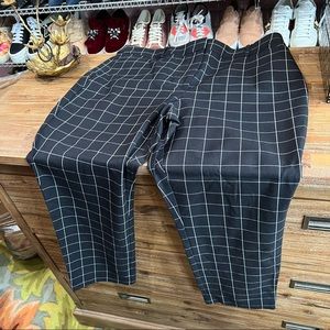LOFT WindowPane Plaid Pant